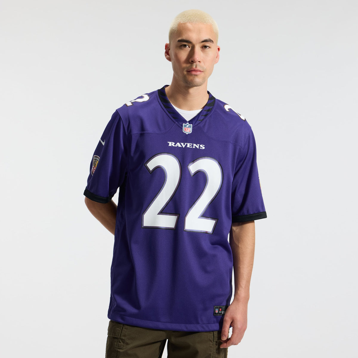 Men's Baltimore Ravens Derrick Henry Purple Team Jersey