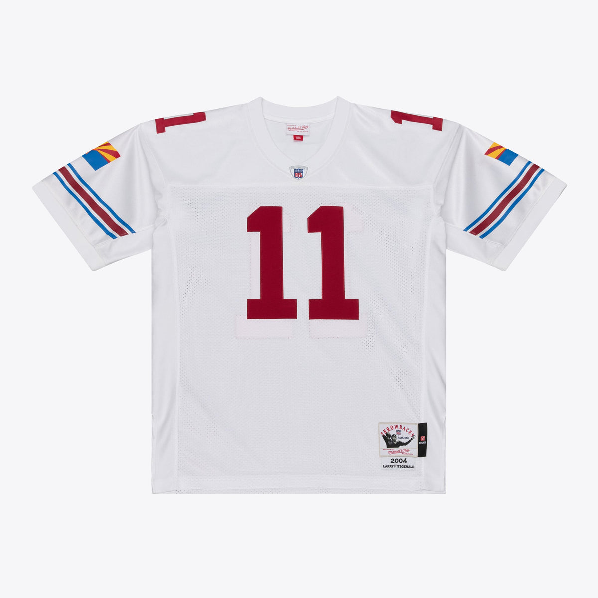 Arizona Cardinals Larry Fitzgerald White Big & Tall 2004 Legacy Retired Player Jersey