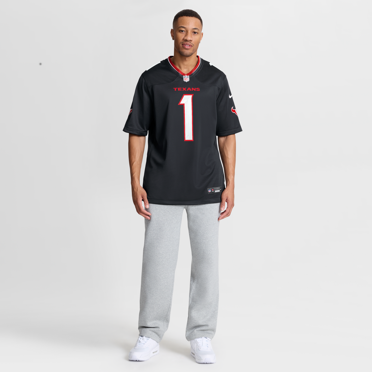 Men's Houston Texans Tank Dell Navy Team Jersey