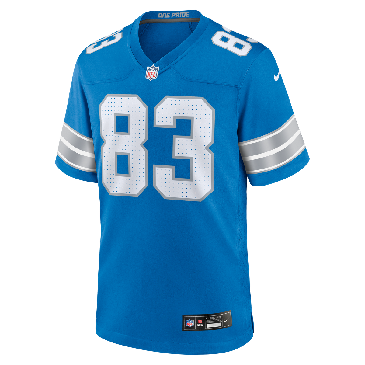 Men's Detroit Lions Tyler Conklin Blue Team Jersey
