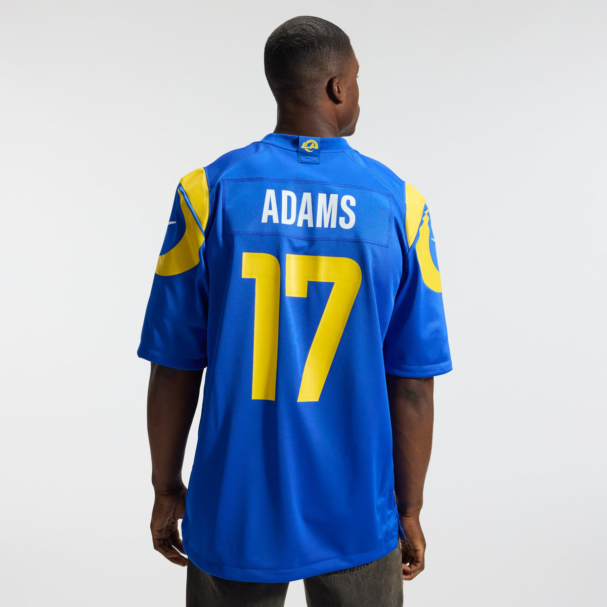 Men's Los Angeles Rams Davante Adams Royal Team Game Player Jersey