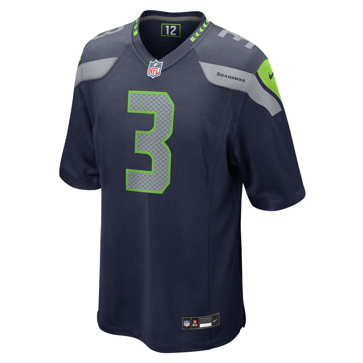 Men's Seattle Seahawks Nick Emmanwori White Jersey