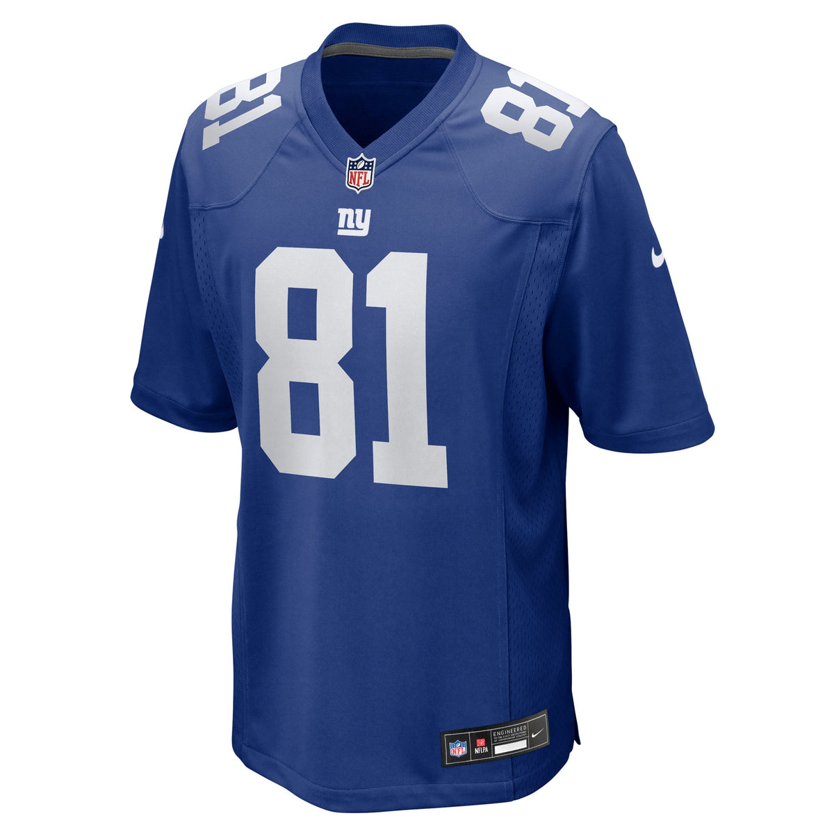 Men's New York Giants Beaux Collins Royal Team Jersey