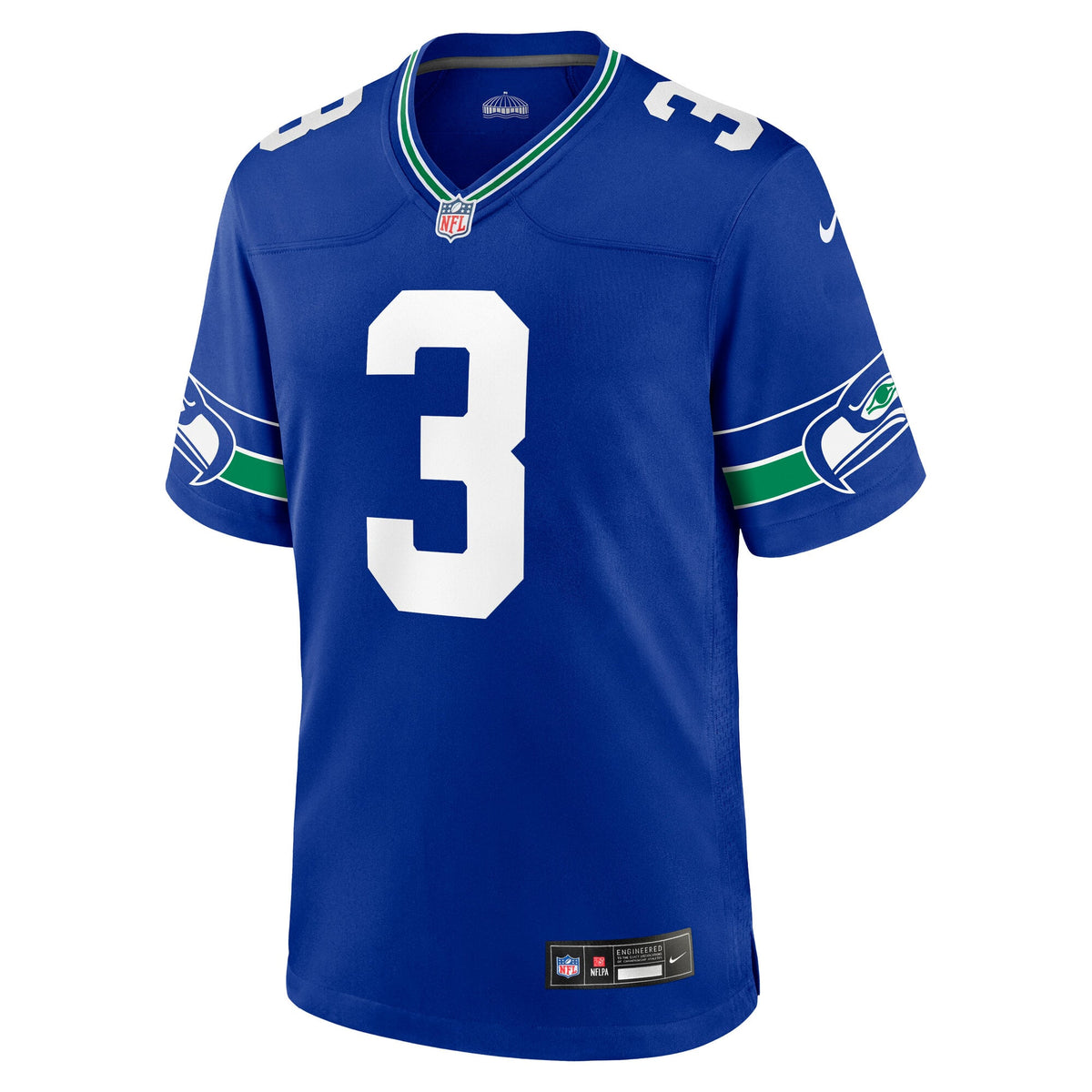 Men's Seattle Seahawks Nick Emmanwori Royal Alternate Game Player Jersey