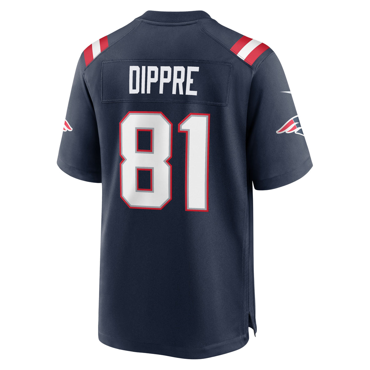 Men's New England Patriots CJ Dippre Navy Team Jersey