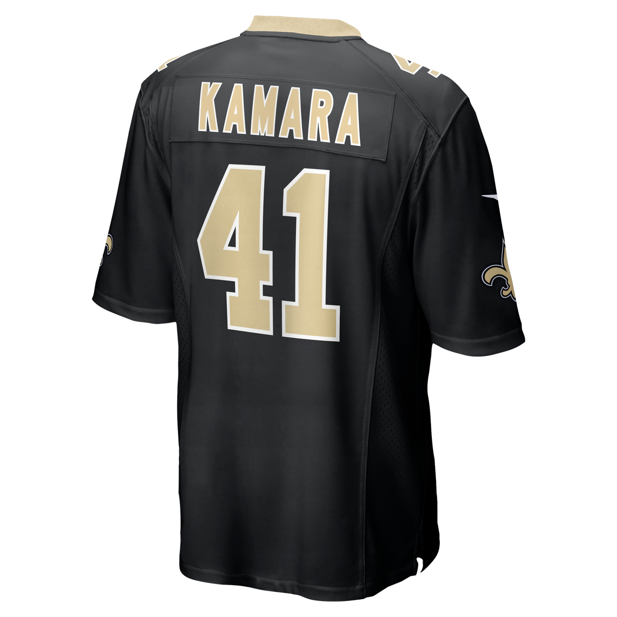 Men's New Orleans Saints Alvin Kamara Black Jersey