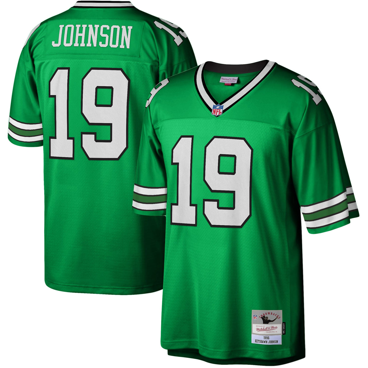 Men's New York Jets Keyshawn Johnson Kelly Green Legacy Replica Jersey