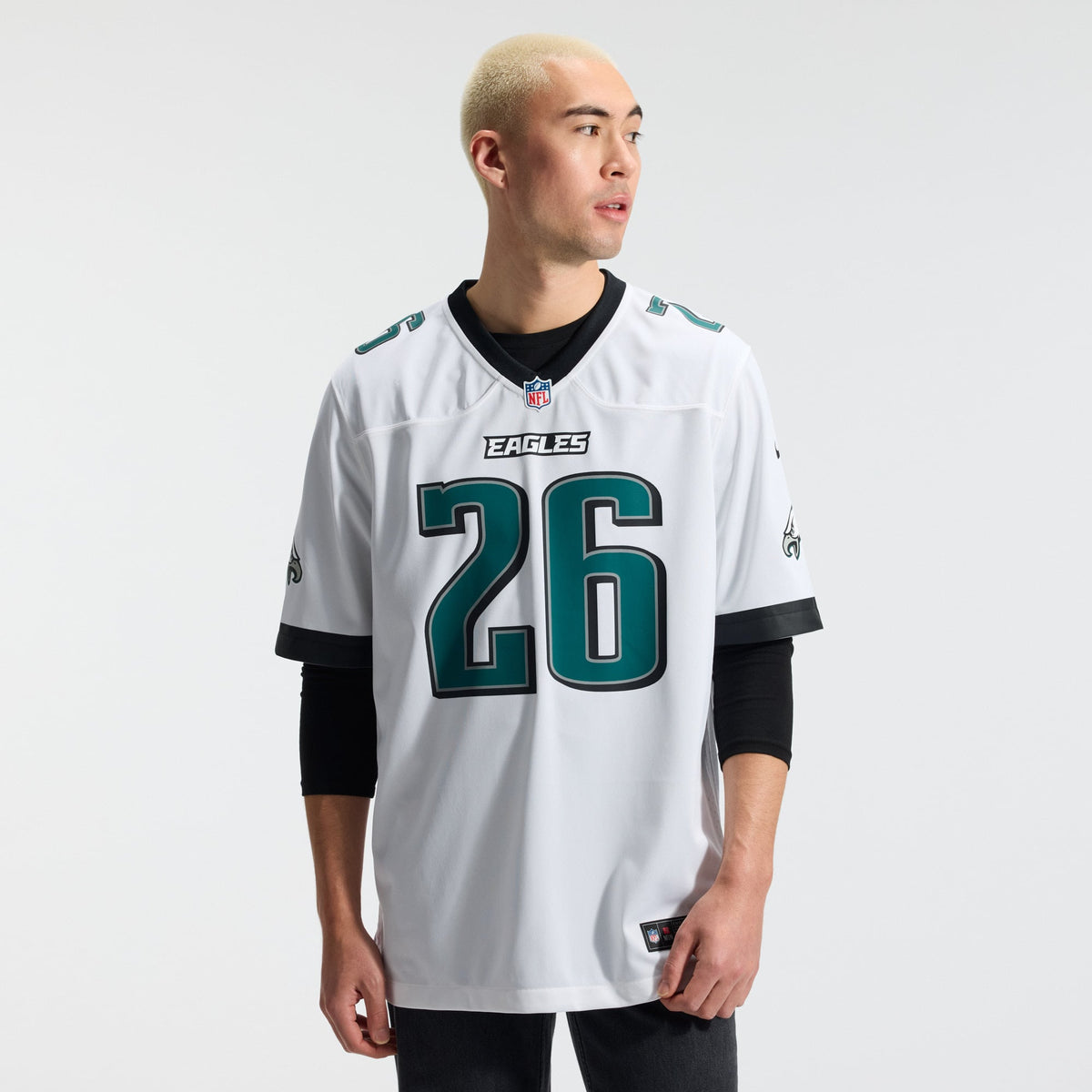 Men's Philadelphia Eagles Saquon Barkley Black Alternate Jersey
