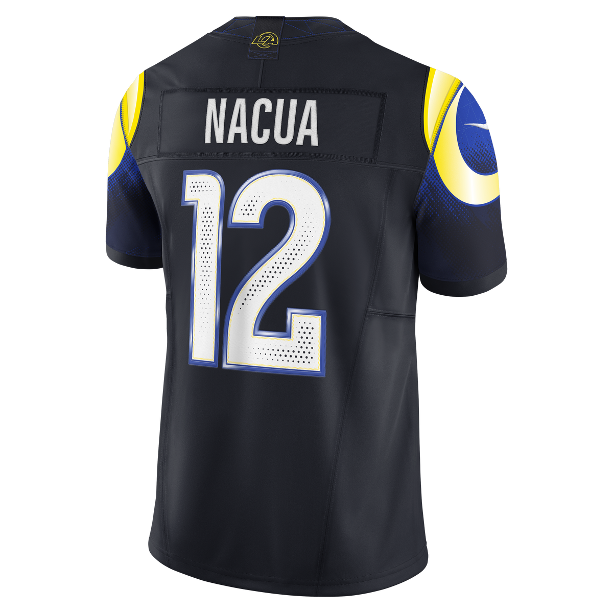 Men's Los Angeles Rams Puka Nacua Dark Blue Rivalries Collection Stitched Jersey