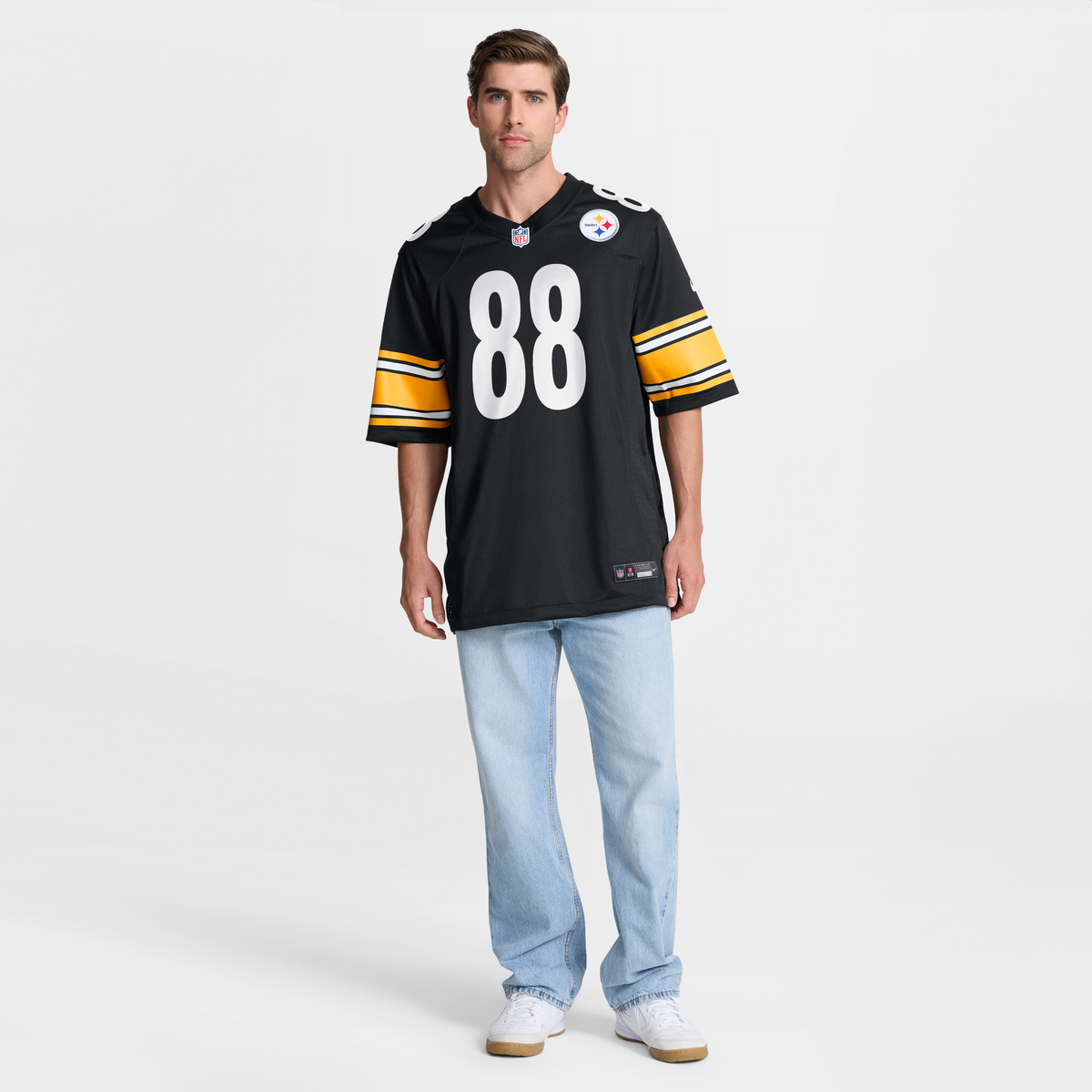 Men's Pittsburgh Steelers Pat Freiermuth Black Jersey