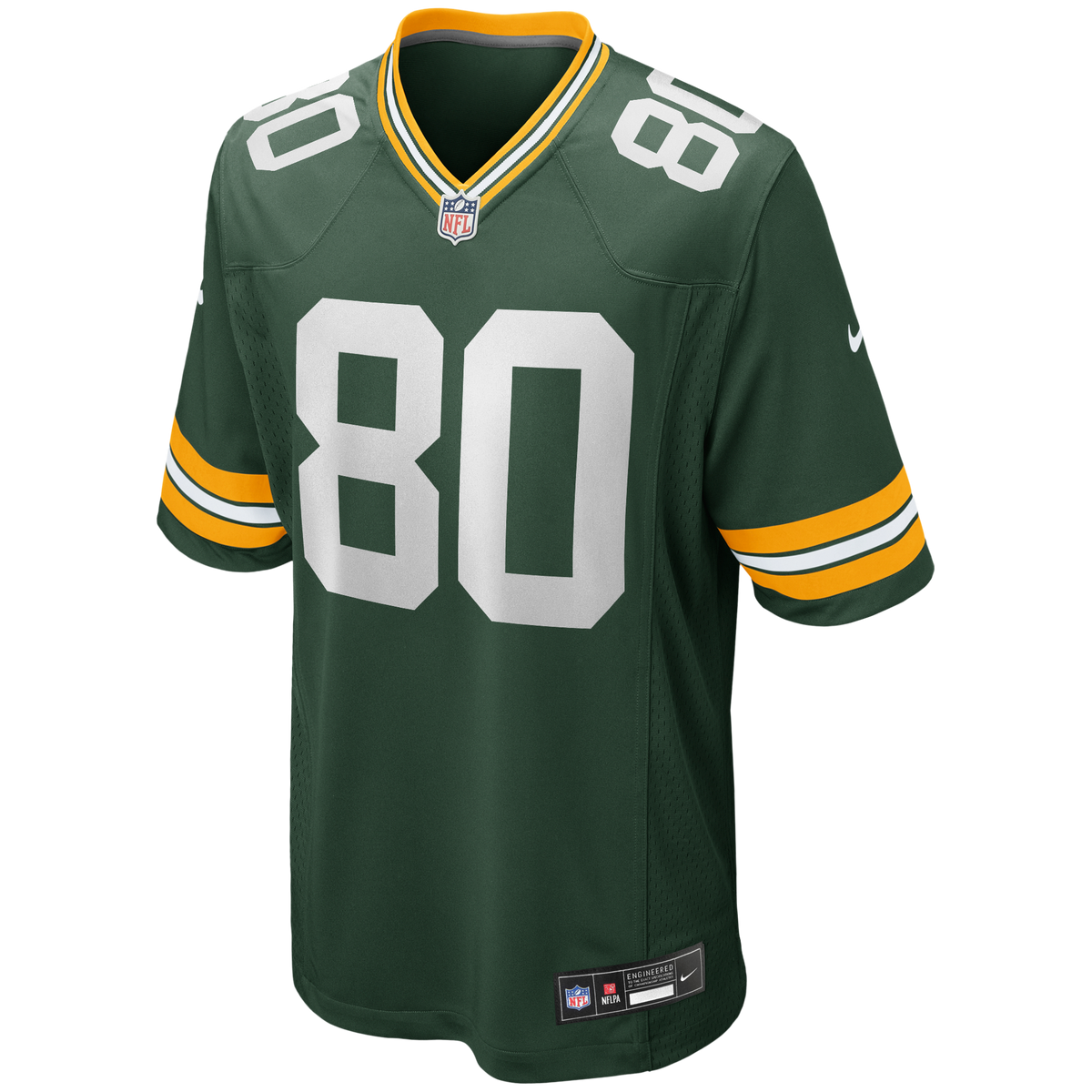 Men's Green Bay Packers Donald Driver Green Game Retired Player Jersey
