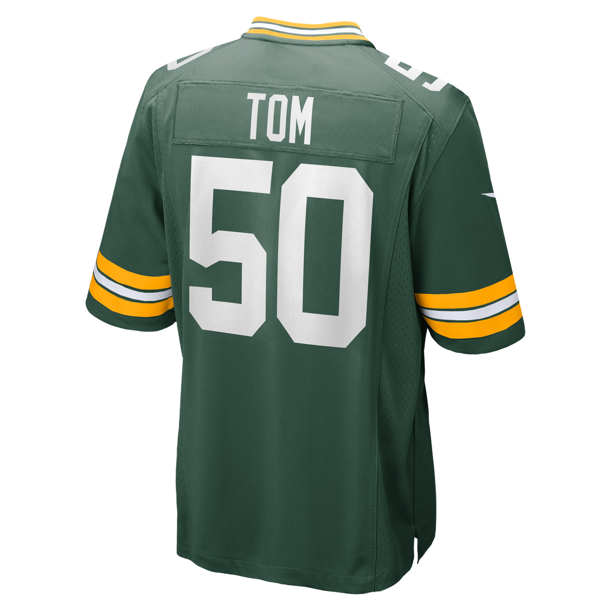 Men's Green Bay Packers Zach Tom Green Game Player Jersey
