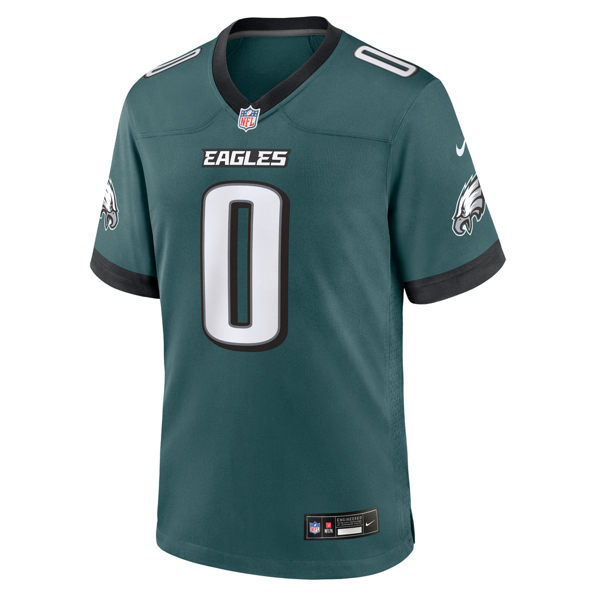 Men's Philadelphia Eagles Marquise Brown Midnight Green Team Jersey