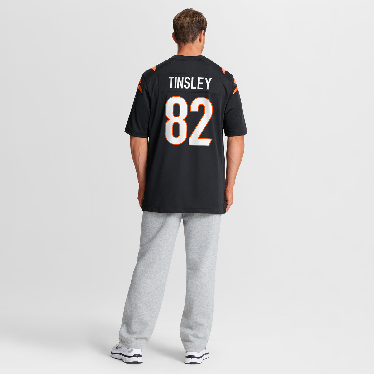 Men's Cincinnati Bengals Mitchell Tinsley Black Team Jersey