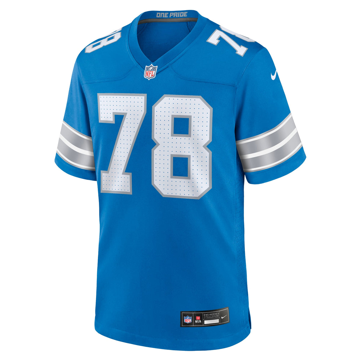 Men's Detroit Lions Ben Bartch Blue Team Jersey