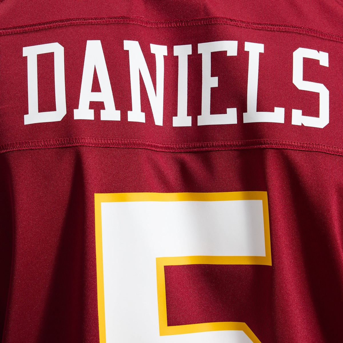 Hail Raiser Men's Washington Commanders Jayden Daniels Black Alternate Jersey