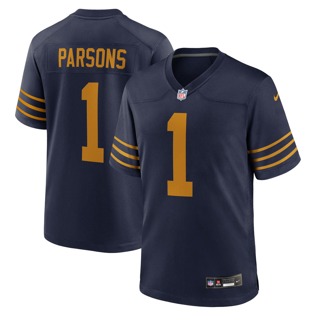 Men's Green Bay Packers Micah Parsons White Game Player Jersey