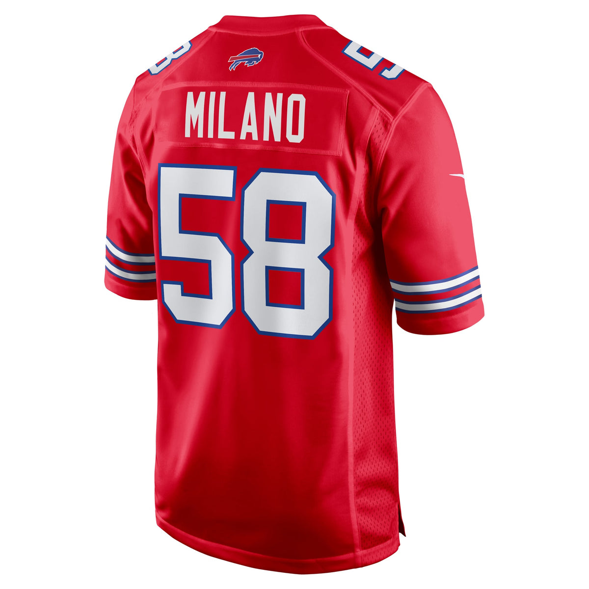 Men's Buffalo Bills Matt Milano Red Alternate Jersey