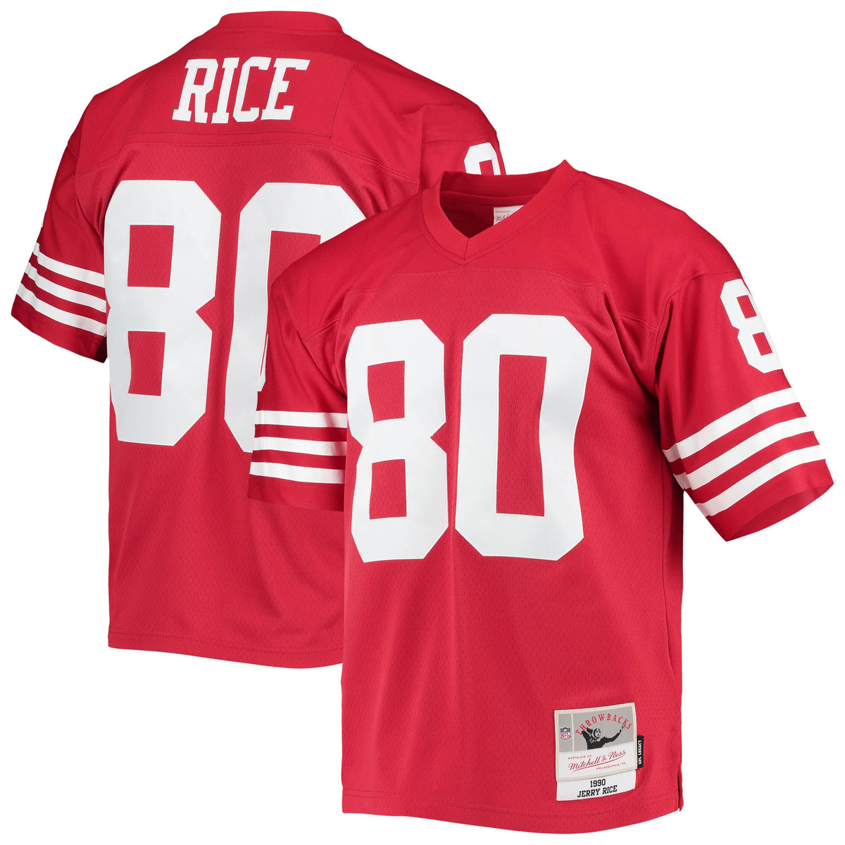 Men's San Francisco 49ers Jerry Rice White Legacy Replica Jersey