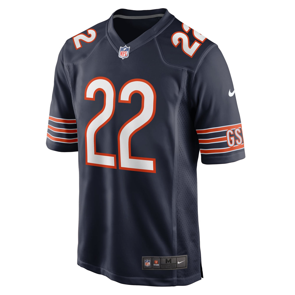 Men's Chicago Bears Elijah Hicks Navy Team Jersey