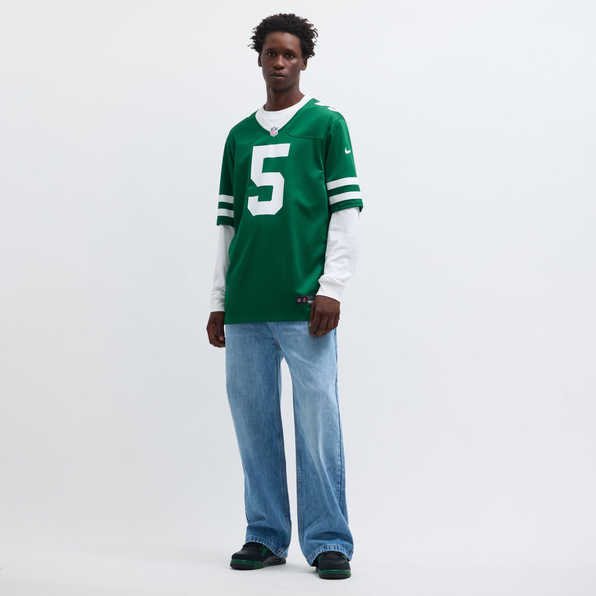 Men's New York Jets Garrett Wilson Legacy White Jersey