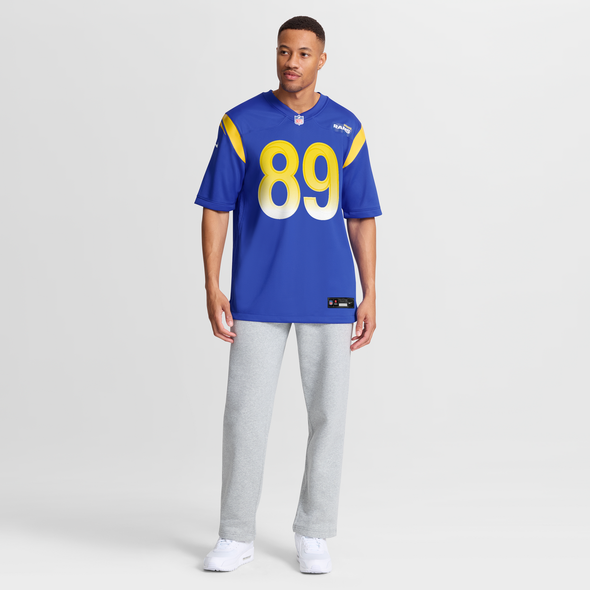 Men's Los Angeles Rams Tyler Higbee Royal Game Player Jersey