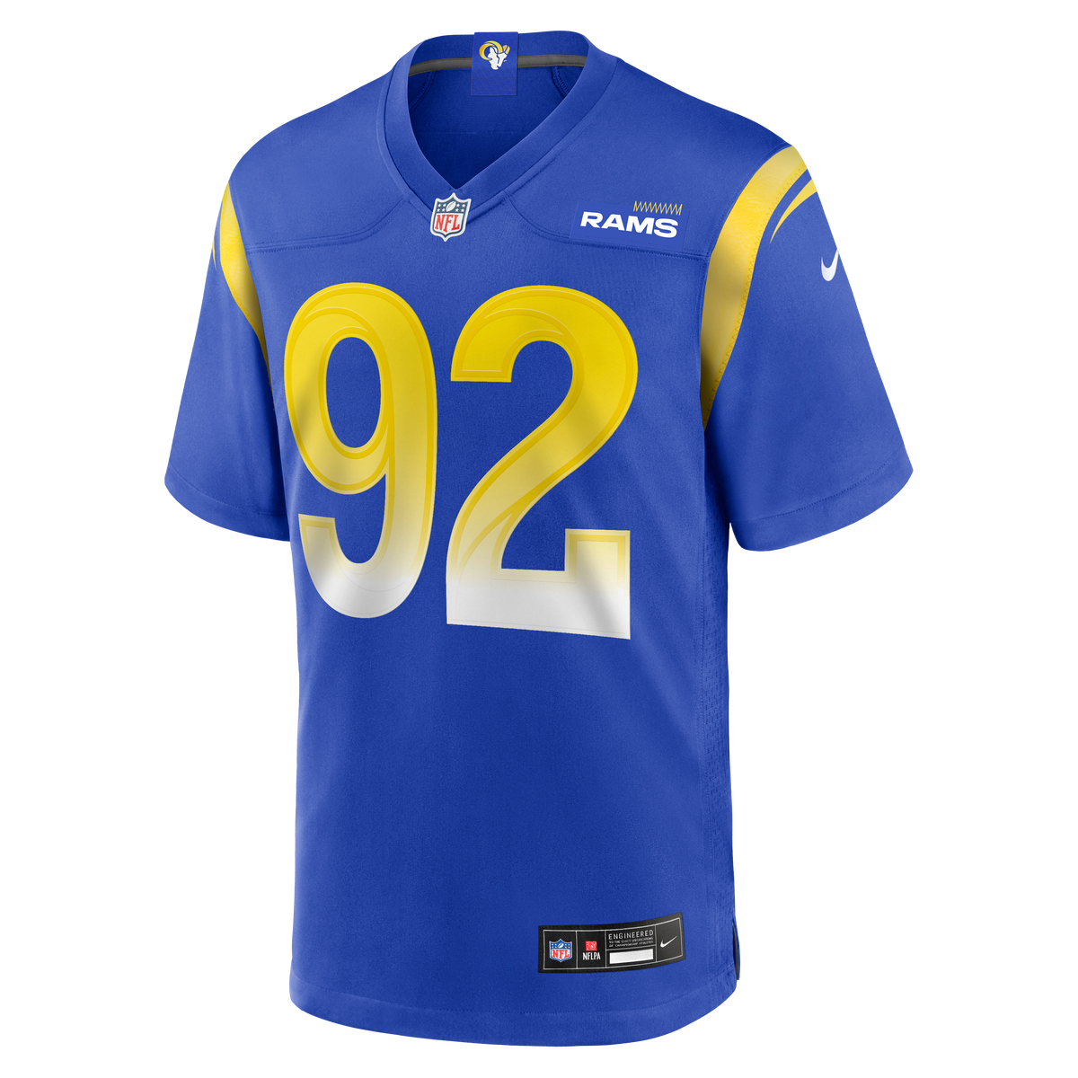 Men's Los Angeles Rams Harrison Mevis Royal Team Jersey