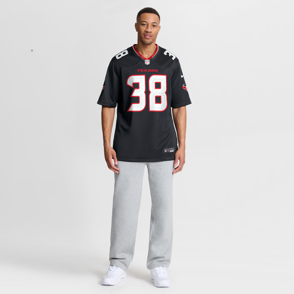Men's Houston Texans Kai Kroeger Navy Team Jersey