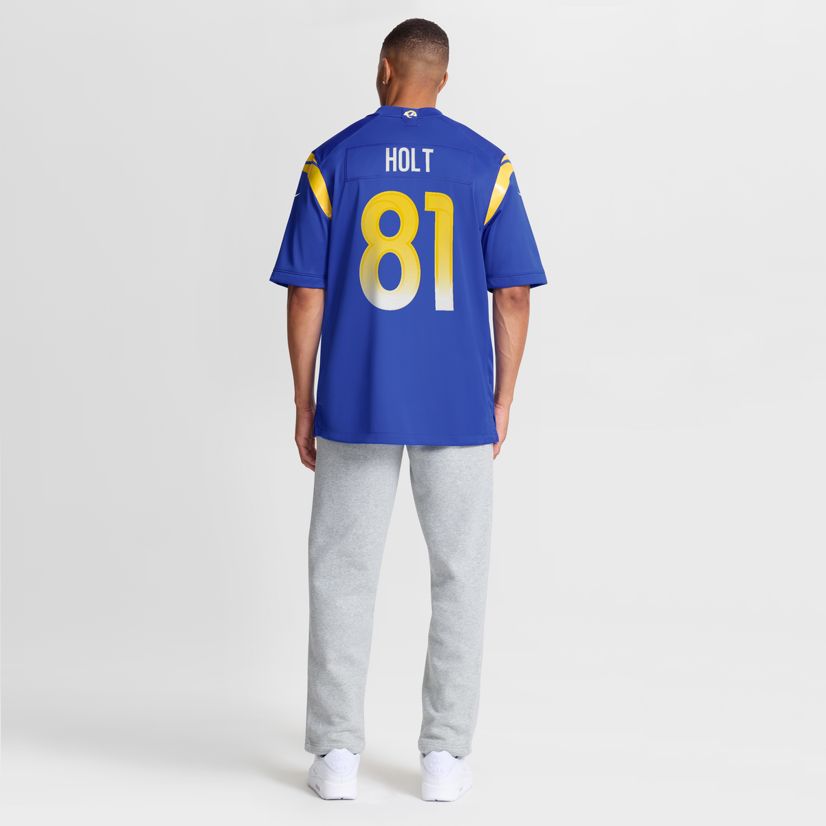 Men's Los Angeles Rams Torry Holt Royal Game Retired Player Jersey
