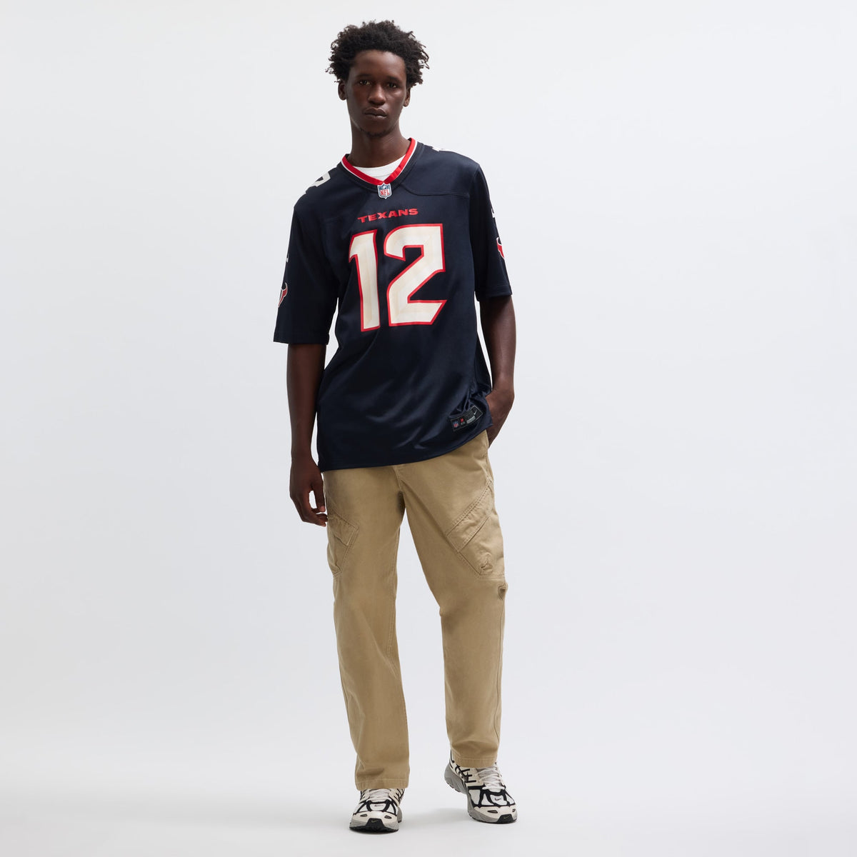 Men's Houston Texans Nico Collins Navy Jersey