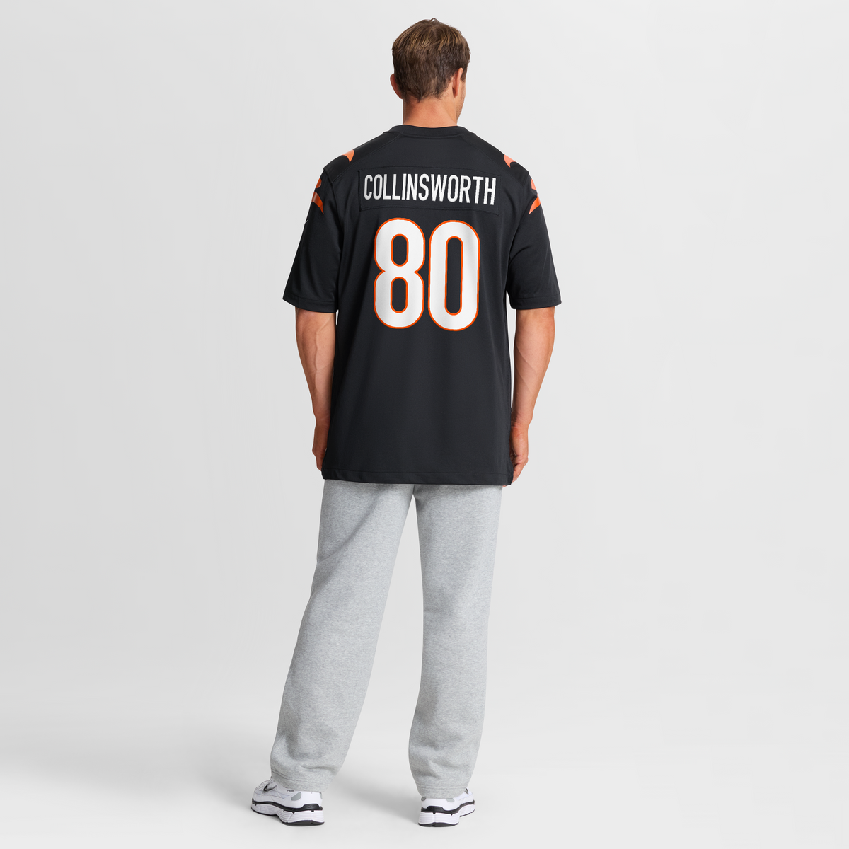 Men's Cincinnati Bengals Cris Collinsworth Black Team Retired Player Jersey
