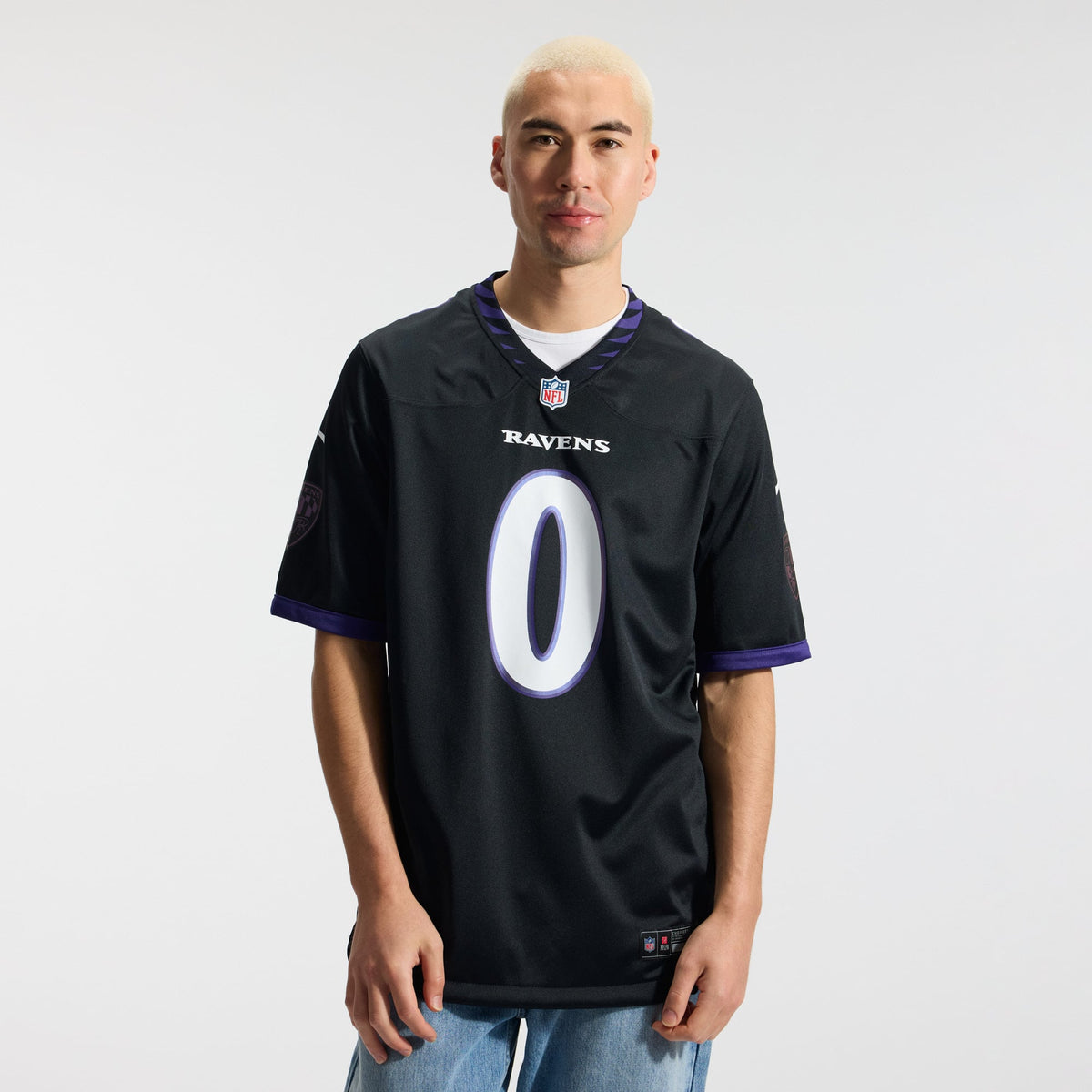 Men's Baltimore Ravens Roquan Smith Black Alternate Jersey