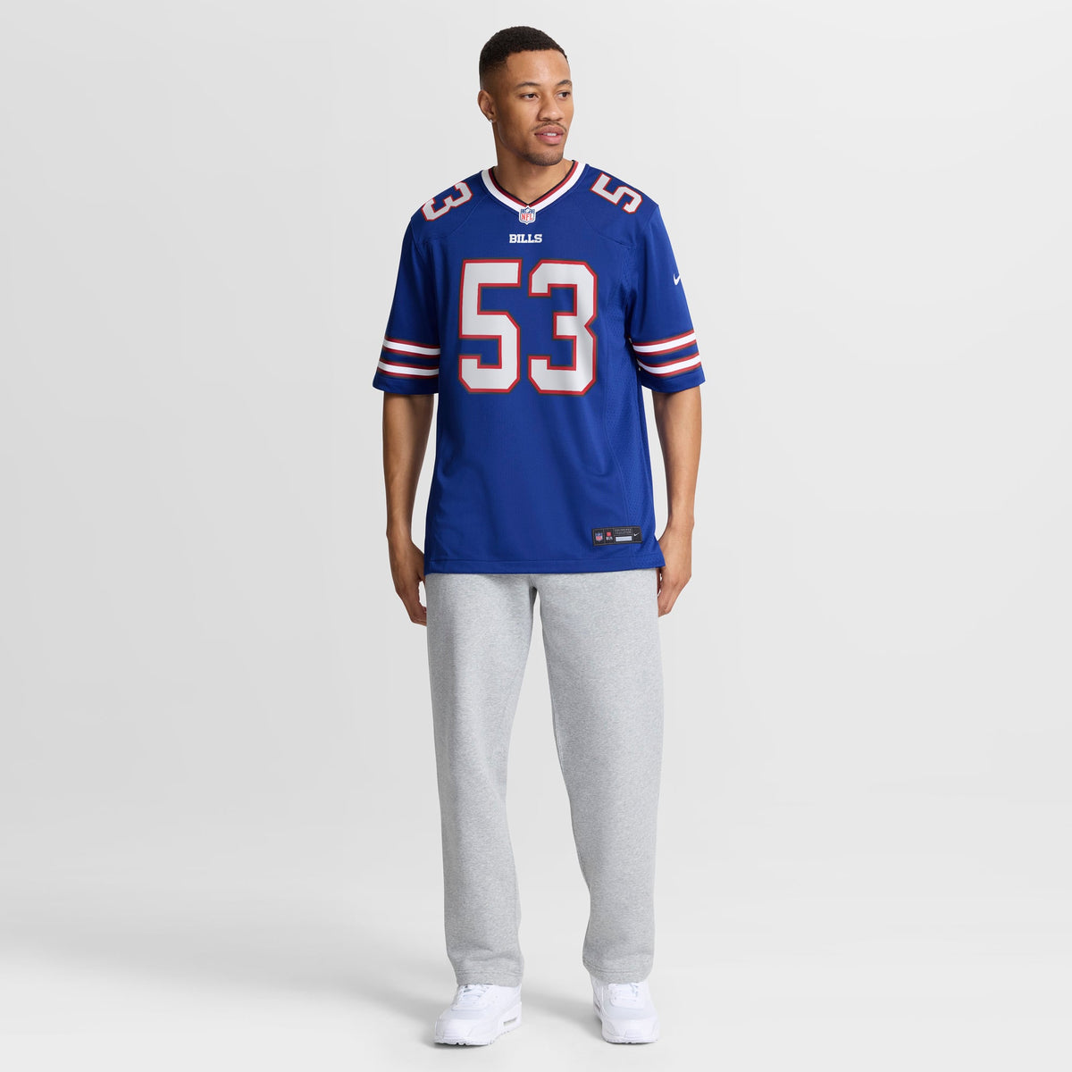 Men's Buffalo Bills Lloyd Cushenberry III Royal Team Jersey