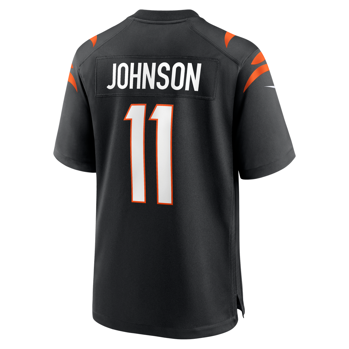 Men's Cincinnati Bengals Josh Johnson Black Team Jersey