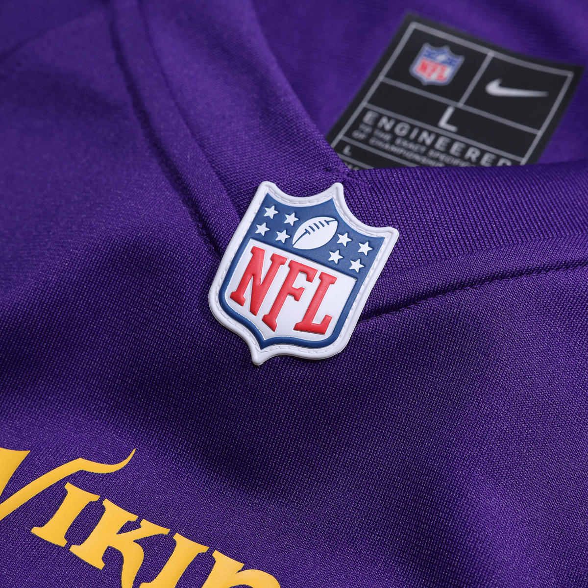 Men's Minnesota Vikings Bo Richter Purple Team Jersey