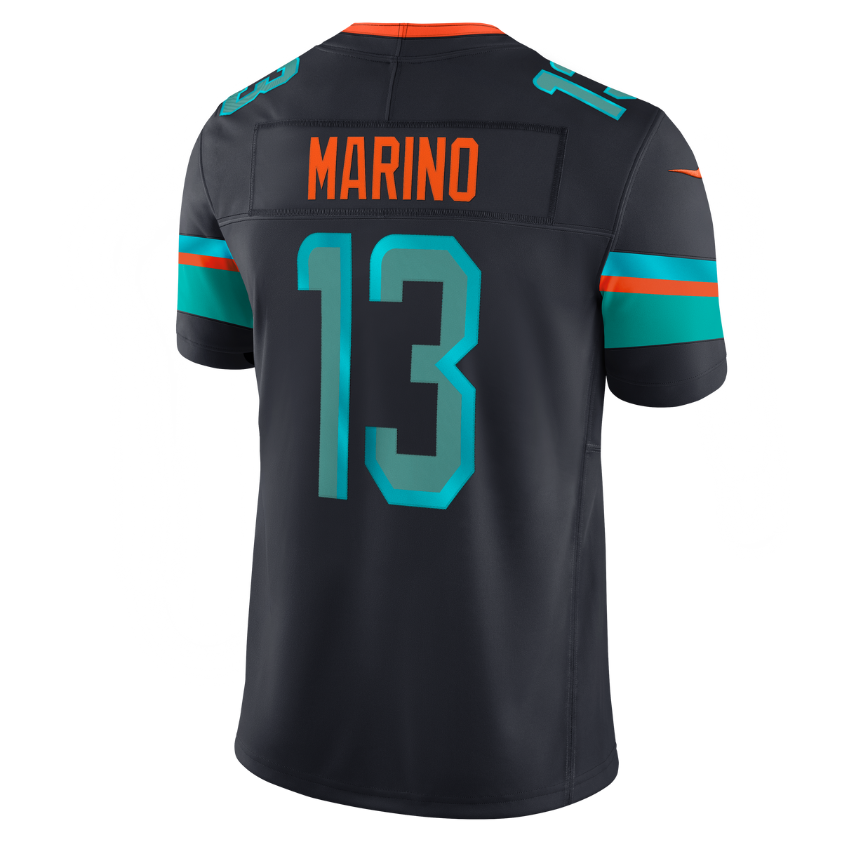 Men's Miami Dolphins Dan Marino Navy Rivalries Collection Stitched Jersey
