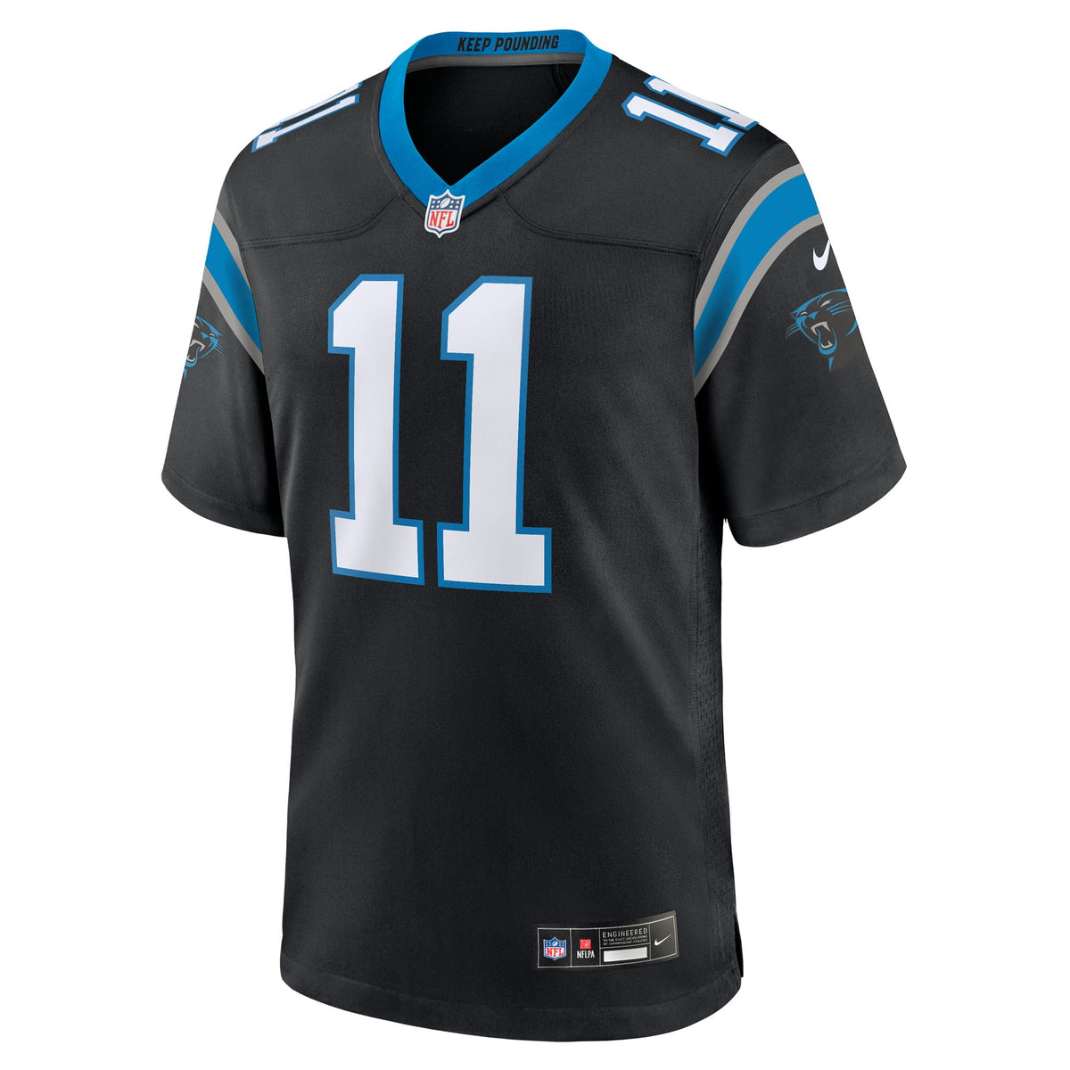 Men's Carolina Panthers Nic Scourton Black Team Jersey