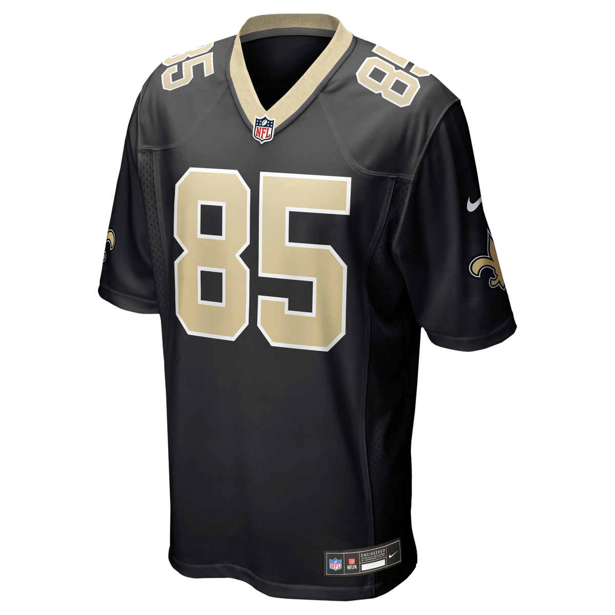 Men's New Orleans Saints Jontre Kirklin Black Team Jersey