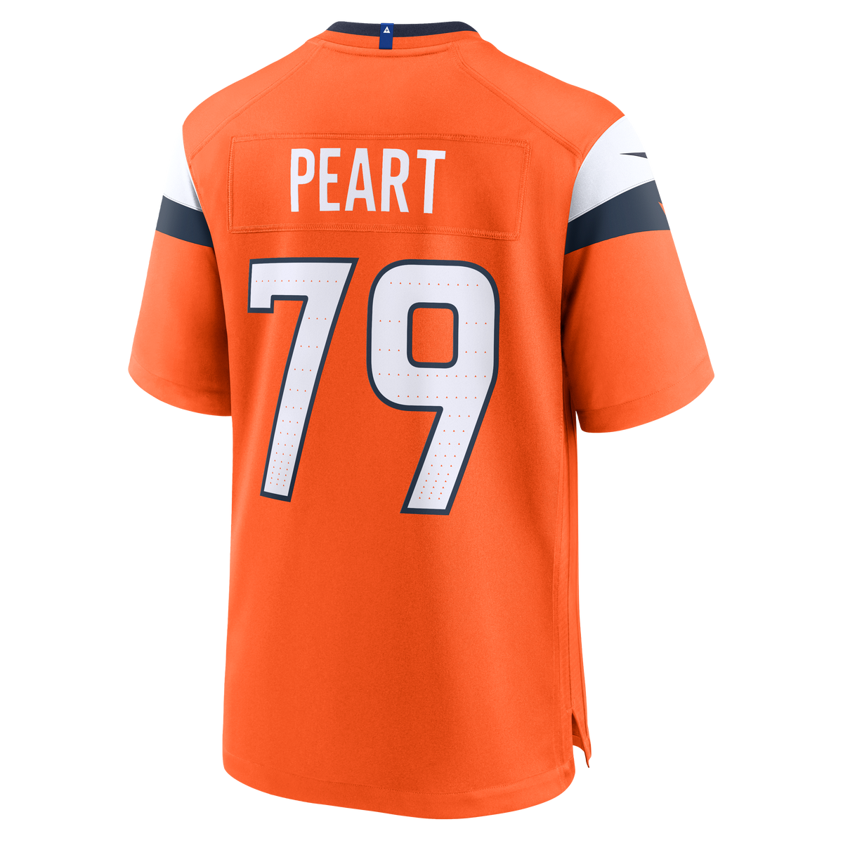 Men's Denver Broncos Matt Peart Orange Team Jersey