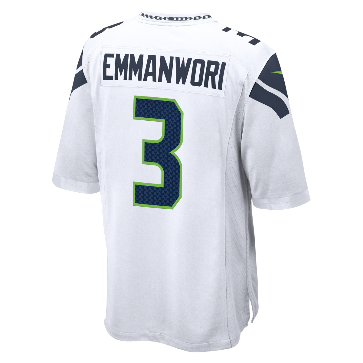 Men's Seattle Seahawks Nick Emmanwori White Jersey