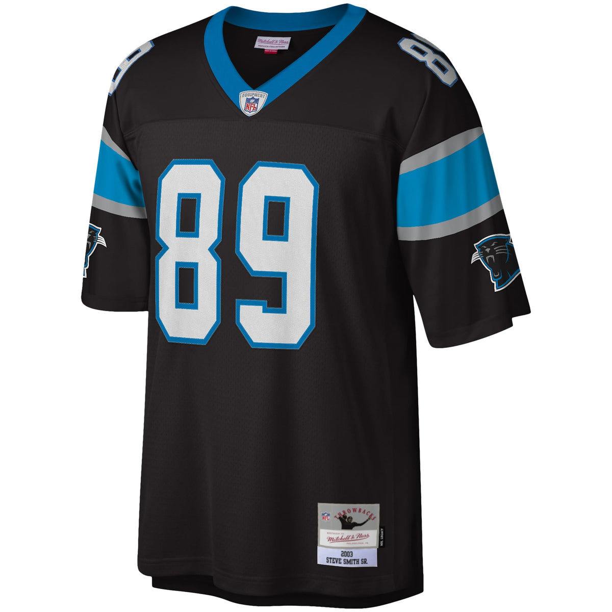 Men's Carolina Panthers Steve Smith Black Legacy Replica Jersey