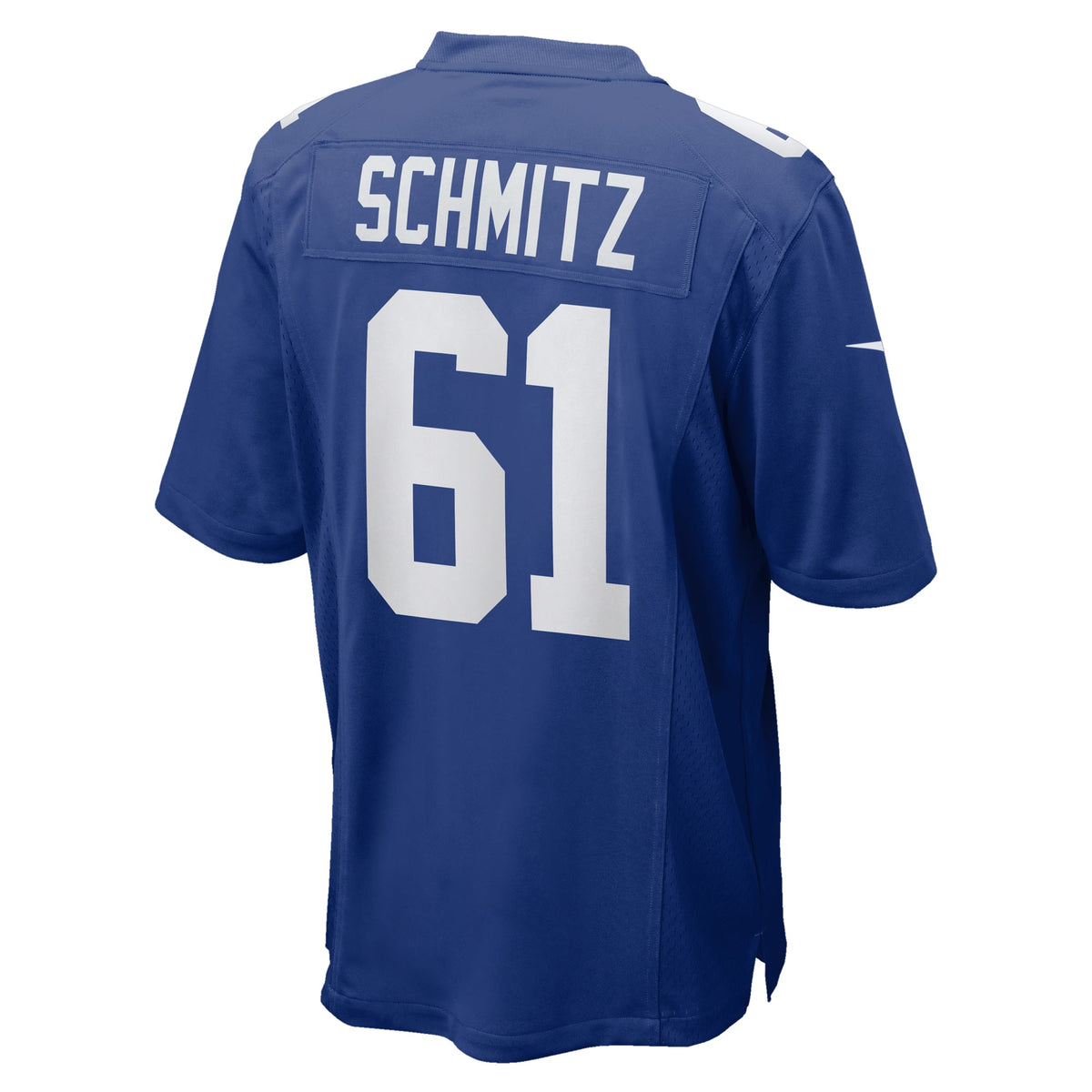 Men's New York Giants John Michael Schmitz Royal Team Jersey