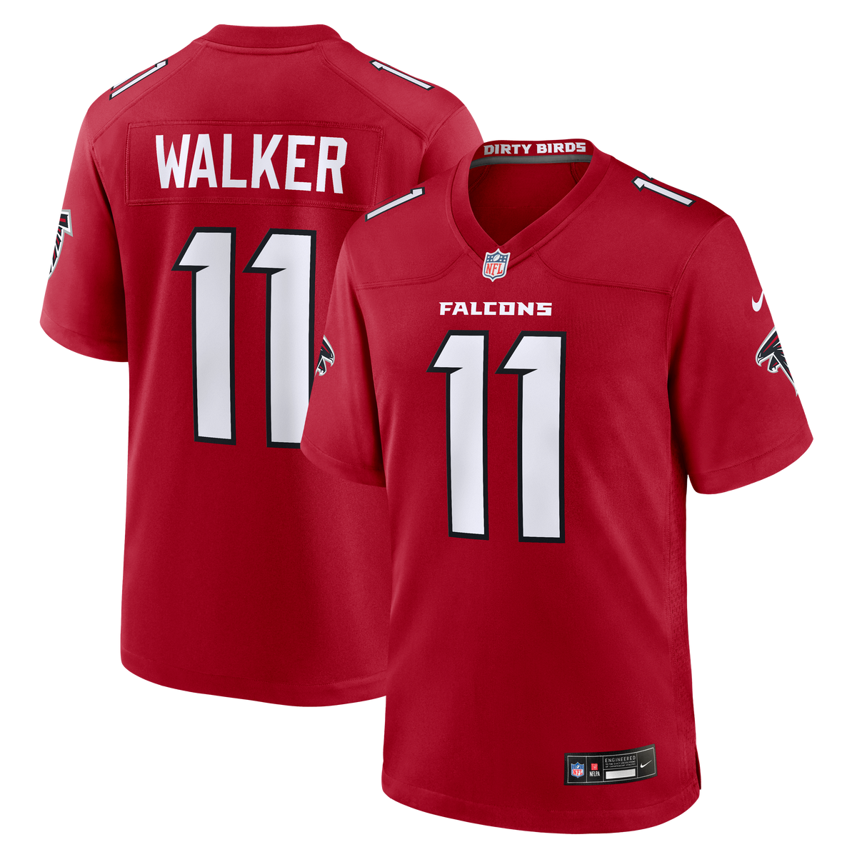 Men's Atlanta Falcons Jalon Walker White Jersey