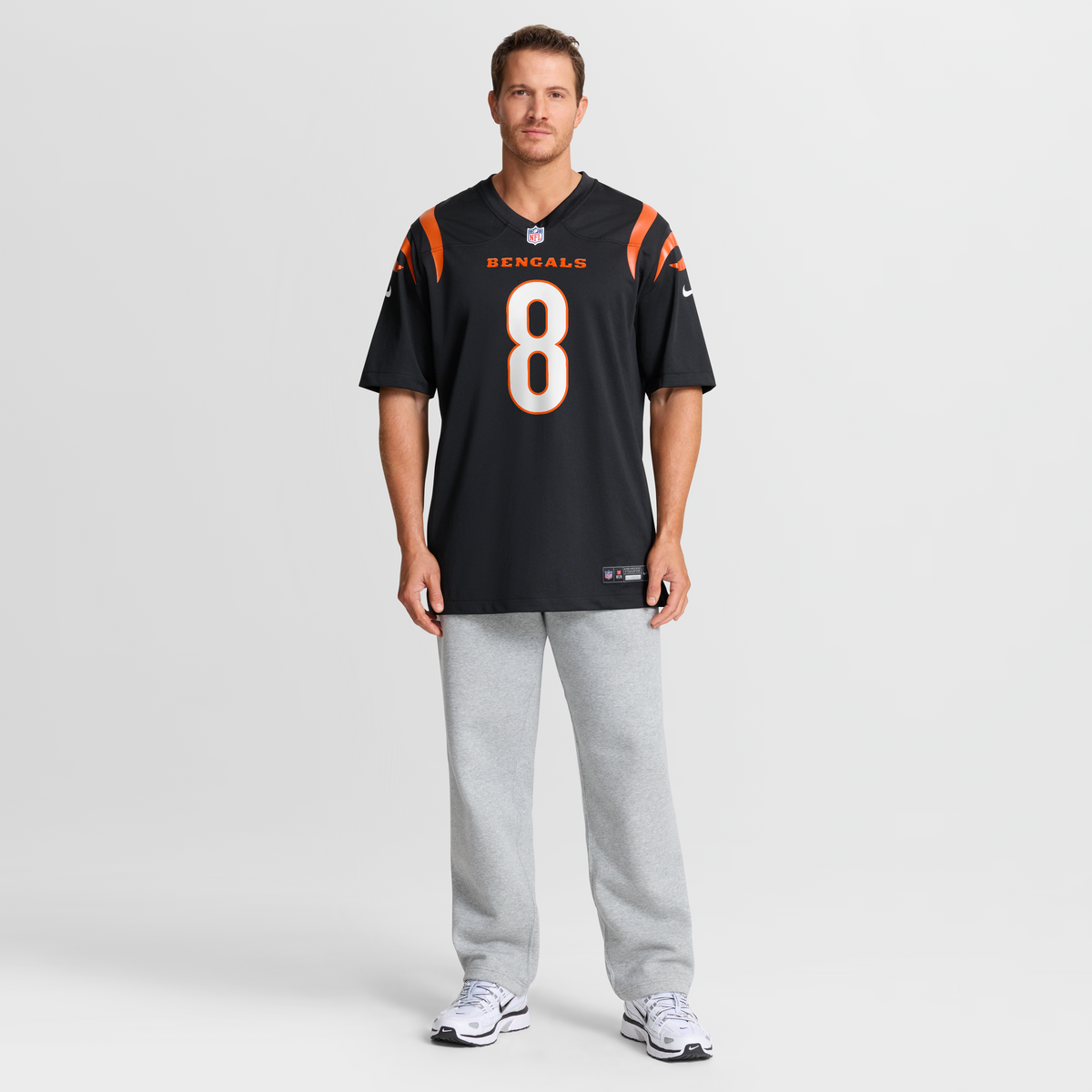 Men's Cincinnati Bengals Ryan Rehkow Black Jersey