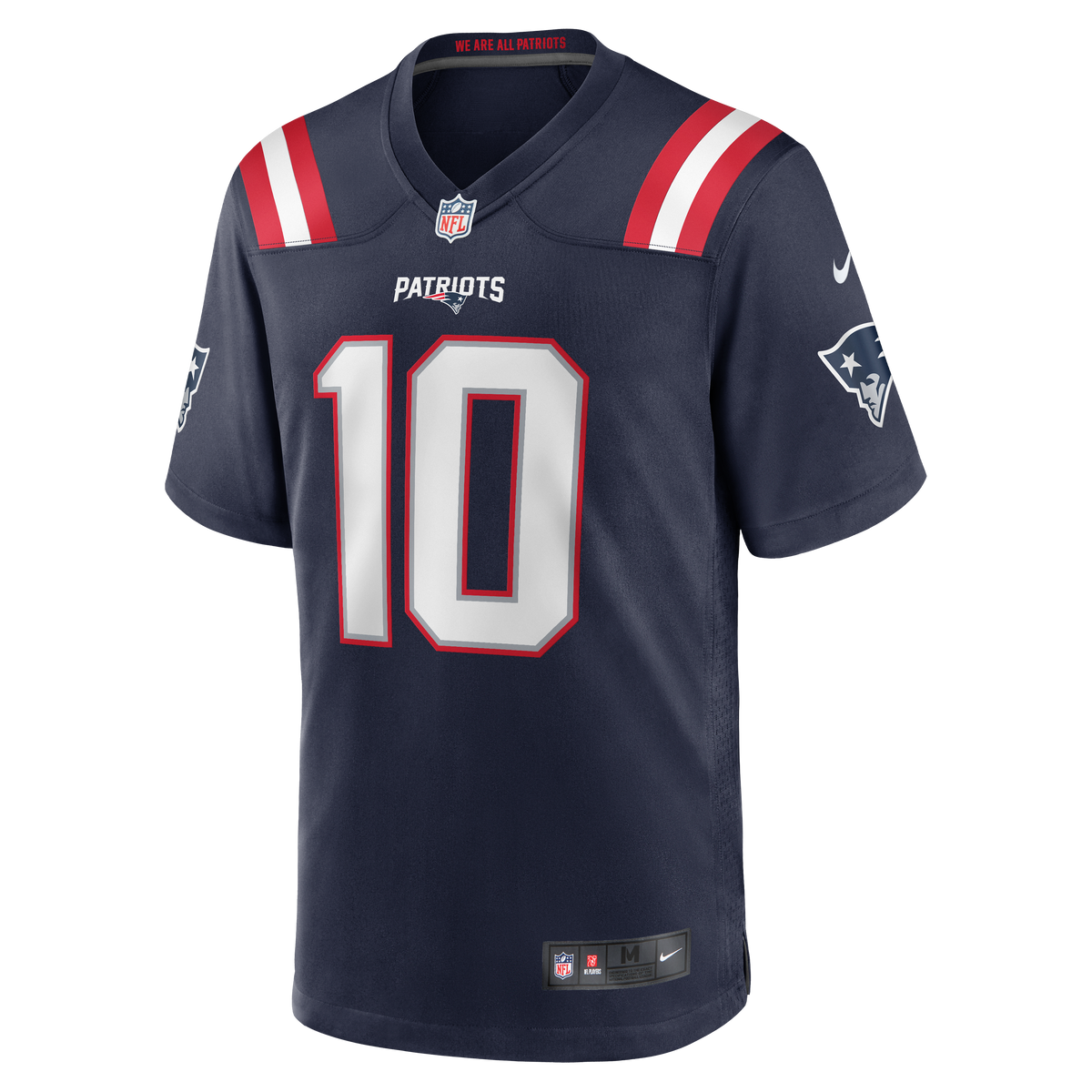 Men's New England Patriots Drake Maye Navy Player Jersey