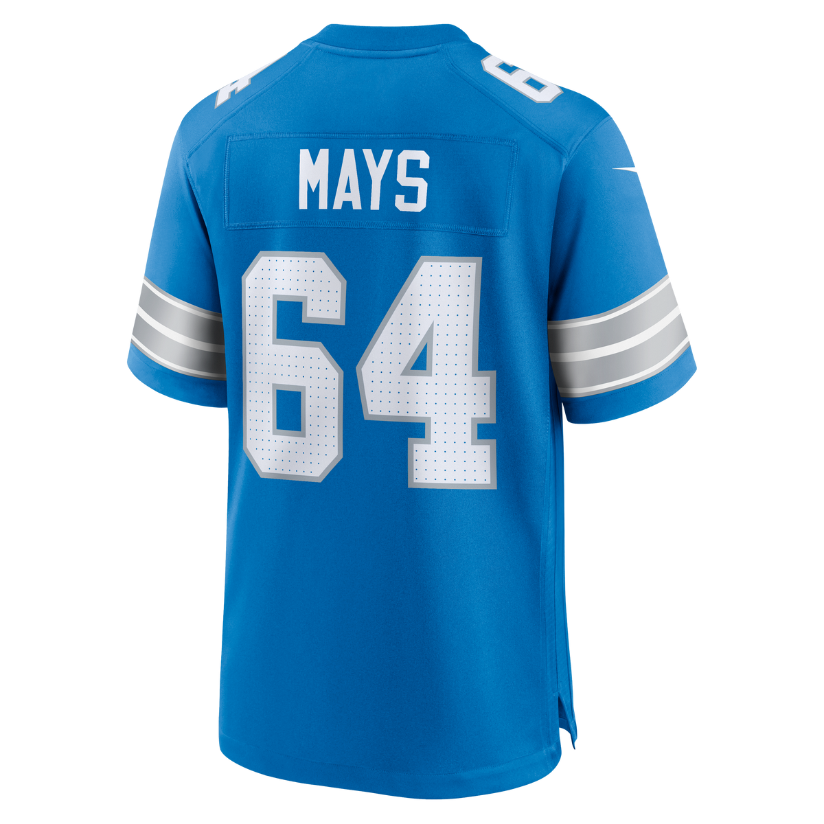 Men's Detroit Lions Cade Mays Blue Team Jersey