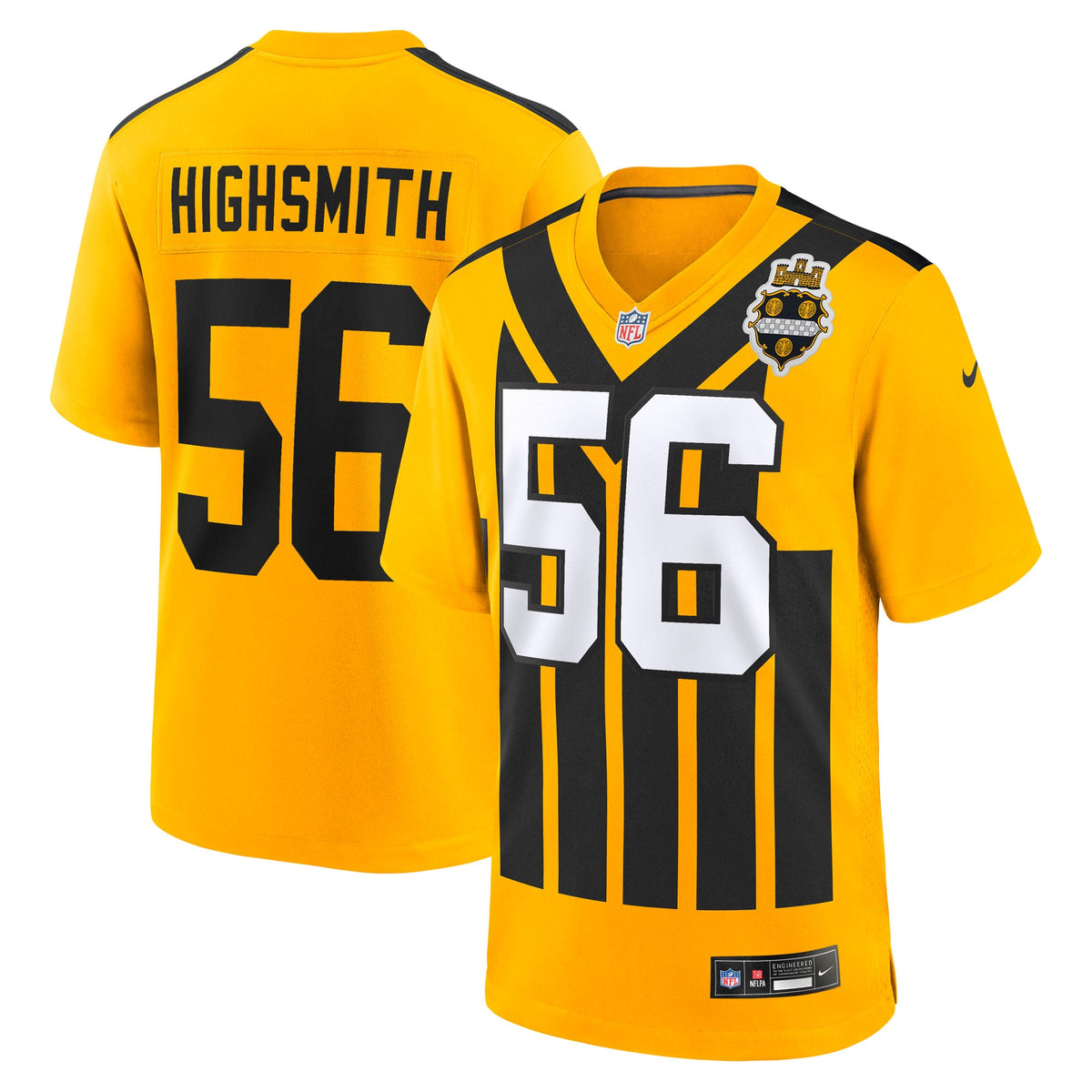 Men's Pittsburgh Steelers Alex Highsmith Gold Alternate Jersey