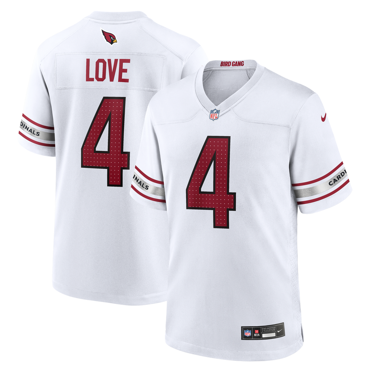 Men's Arizona Cardinals Jeremiyah Love Black Alternate Game Player Jersey