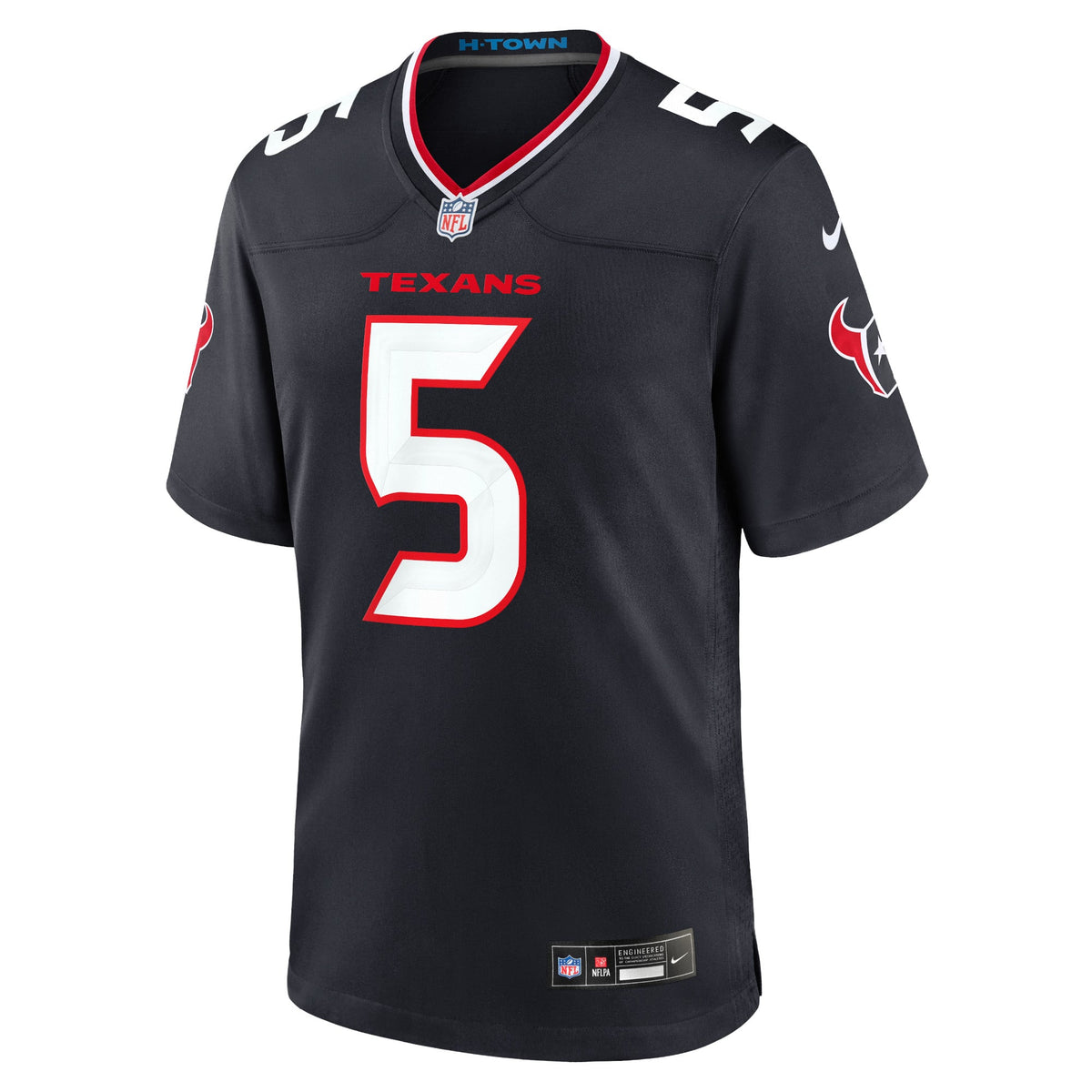 Men's Houston Texans Jalen Pitre Red Alternate Jersey