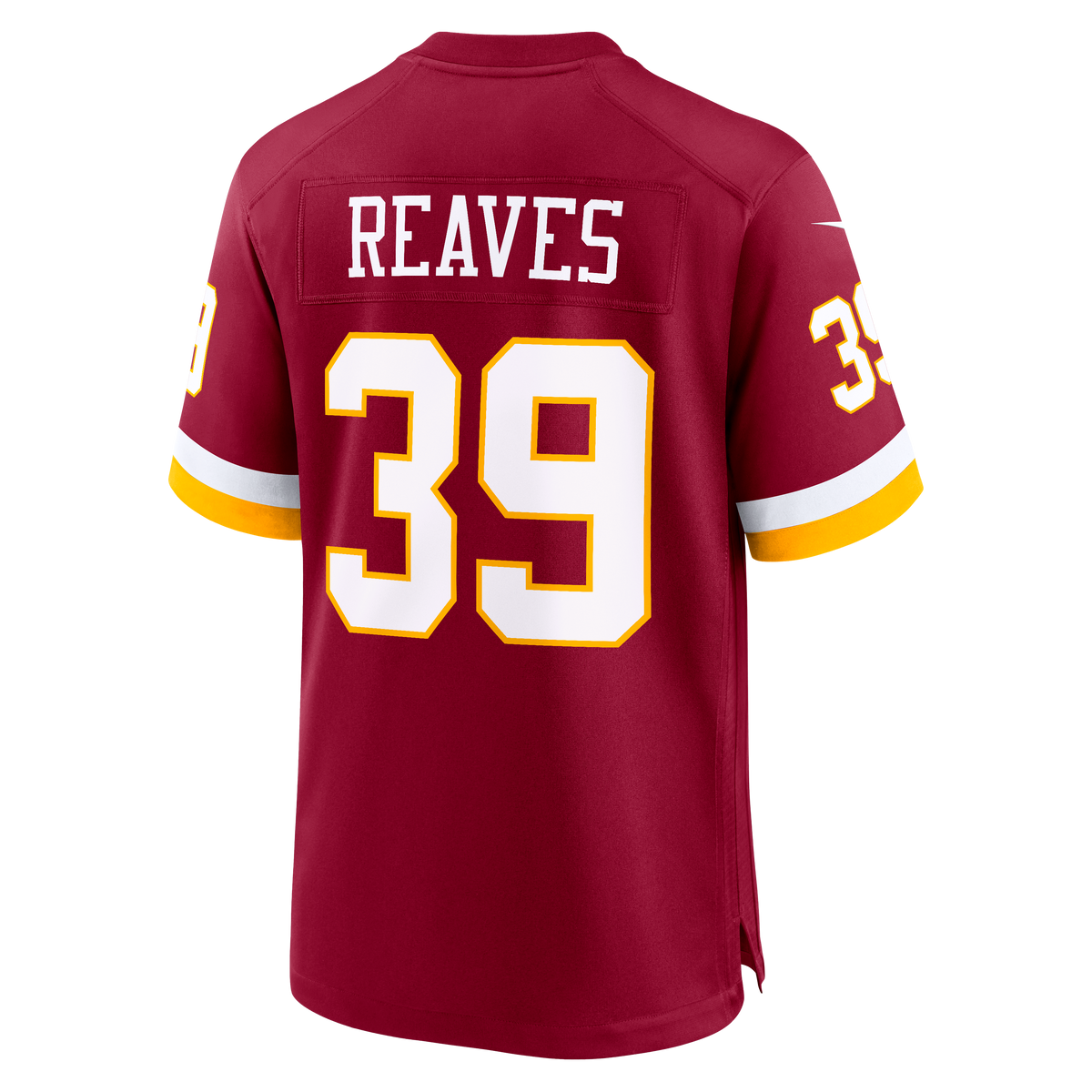 Men's Washington Commanders Jeremy Reaves Burgundy Jersey